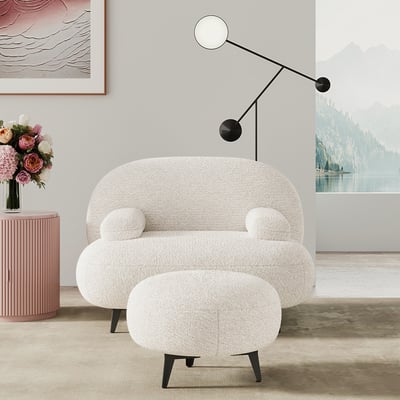 Pack Fauteuil Cloud + Tabouret