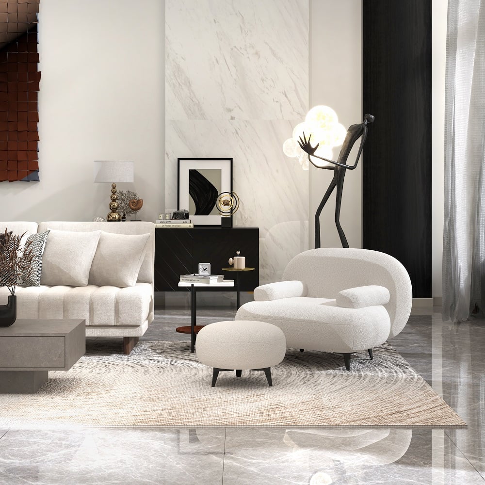 Pack Fauteuil Cloud + Tabouret